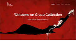 Desktop Screenshot of gruaucollection.com